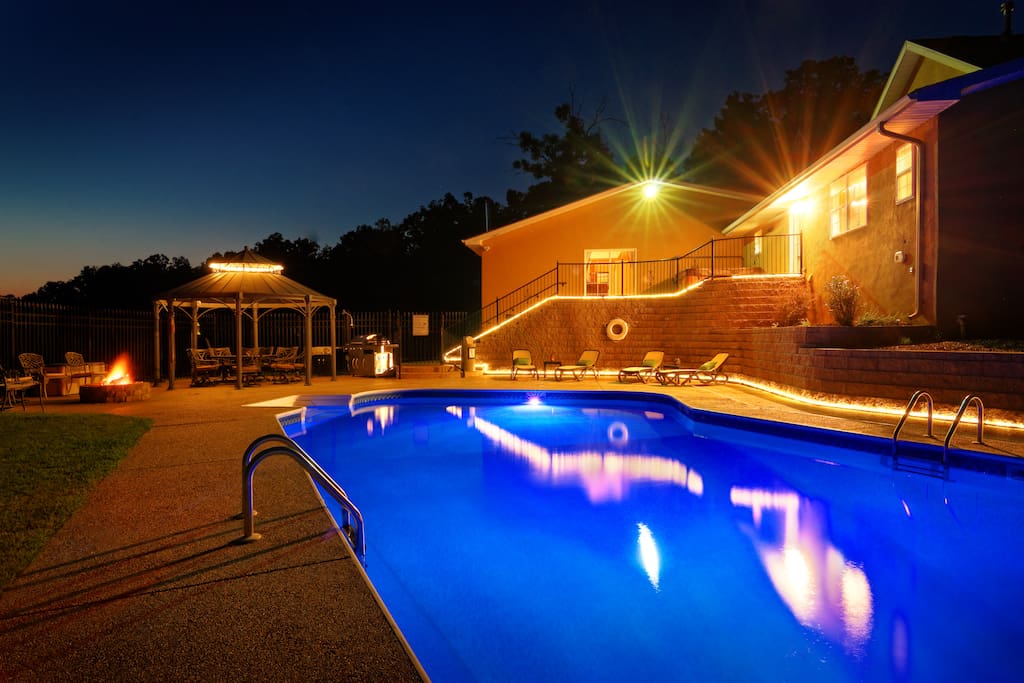 Pool at Night
