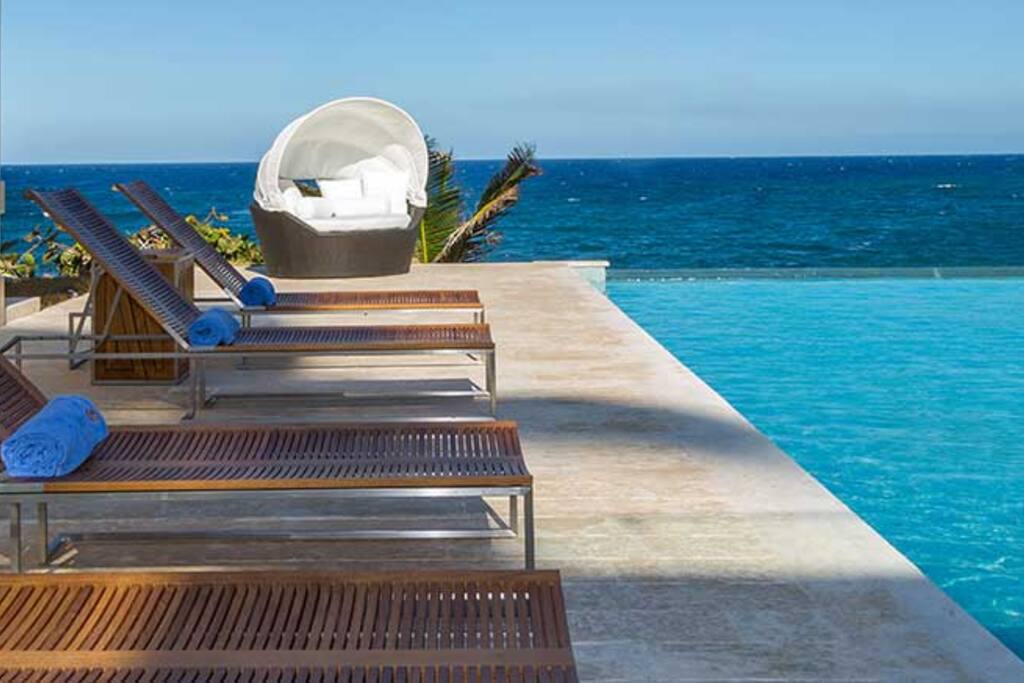 lounge by private pool