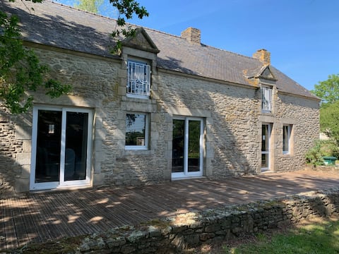 Kervigne Ferel - Family longère + heated pool