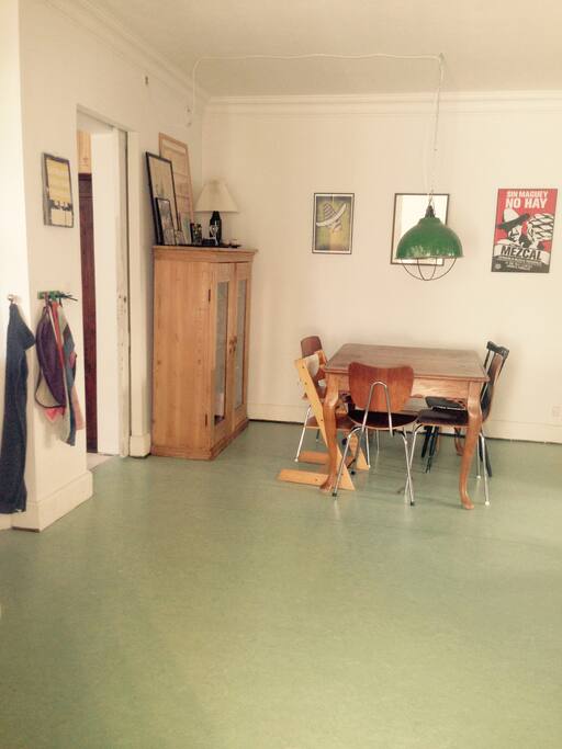Dining area in the kitchen