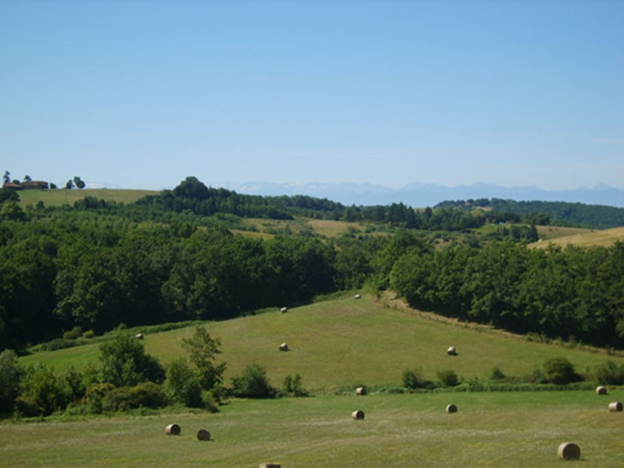 South facing Pyrénées views