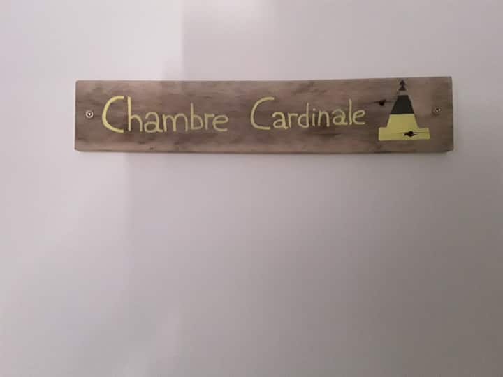 CARDINALE：此房间需额外收费（超过8位房客） 此房间设有两张双人床（或可供4人入住的床）