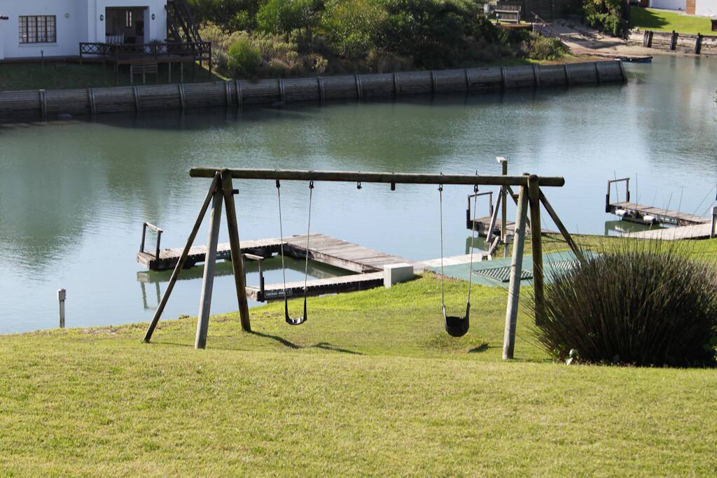 Playground at canal edge