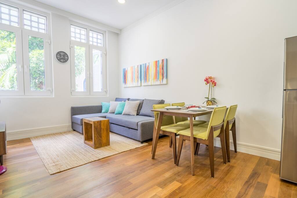Living Room with Dining Area