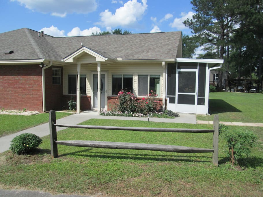 Second living room and attached enclosed sun room.