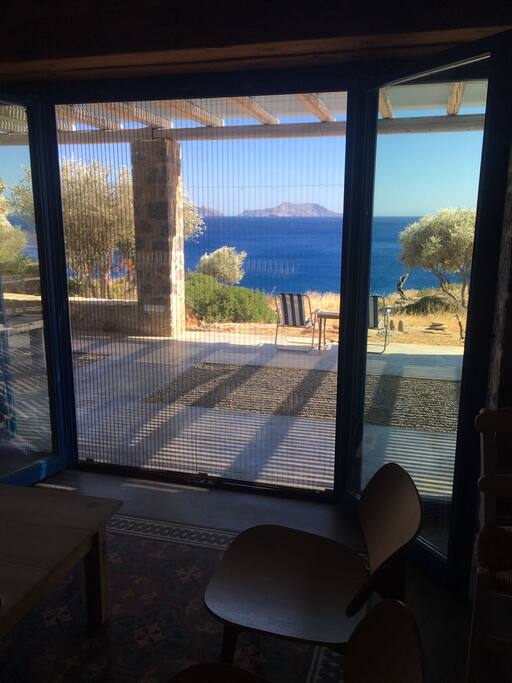 view from the living room