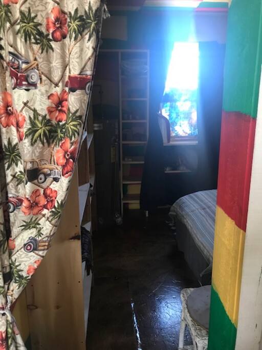 Plenty of natural light in the bedroom.