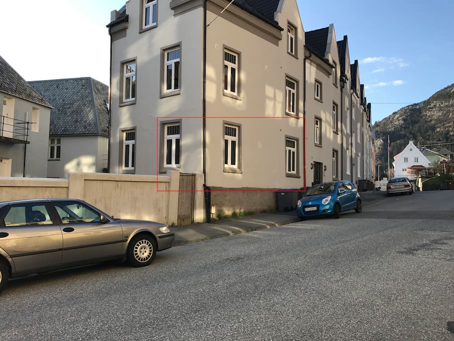 You can park your car outside the apartment. It costs 10 kroner per hour from 08-23.00 in the week, 08-17.00 on saturdays, while it is free on sundays