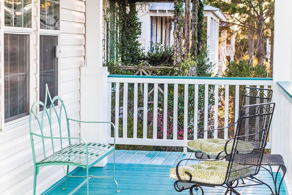 Enjoy Ocean Breezes and Beautiful Sunsets from your Relaxing Front Porch