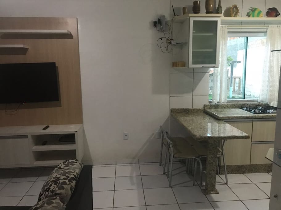 Sala e cozinha