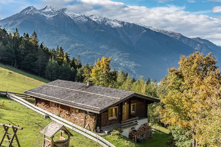 Romantic chalet with valley views