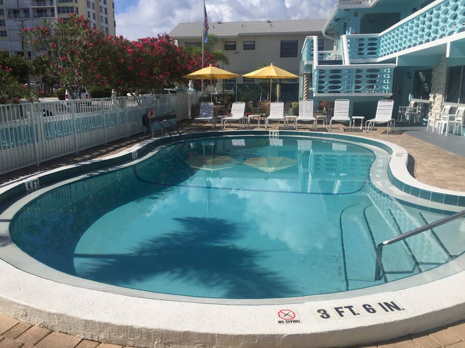 And swim in our heated pool....