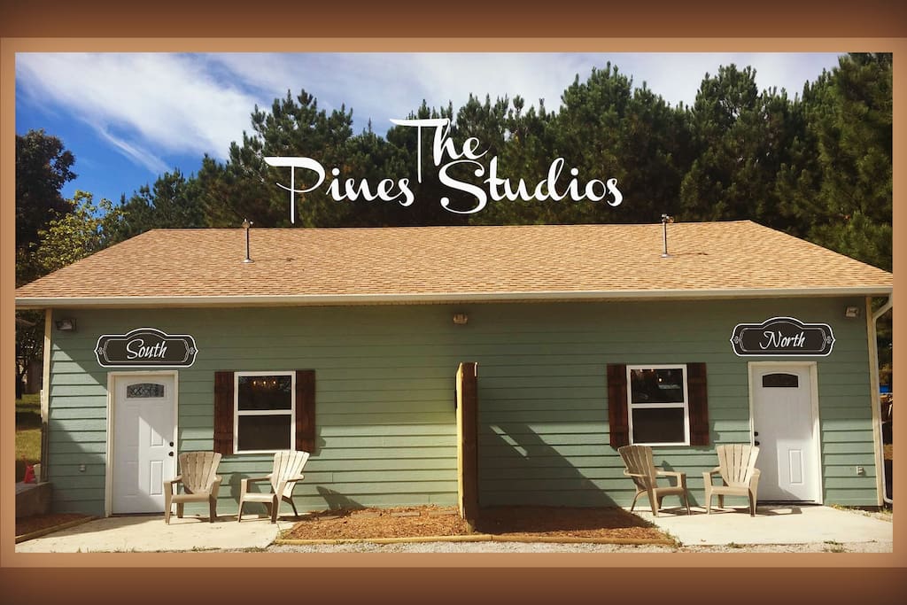 The Pines Studio South and North, They are Rented Seperately or Can Be Rented Together.