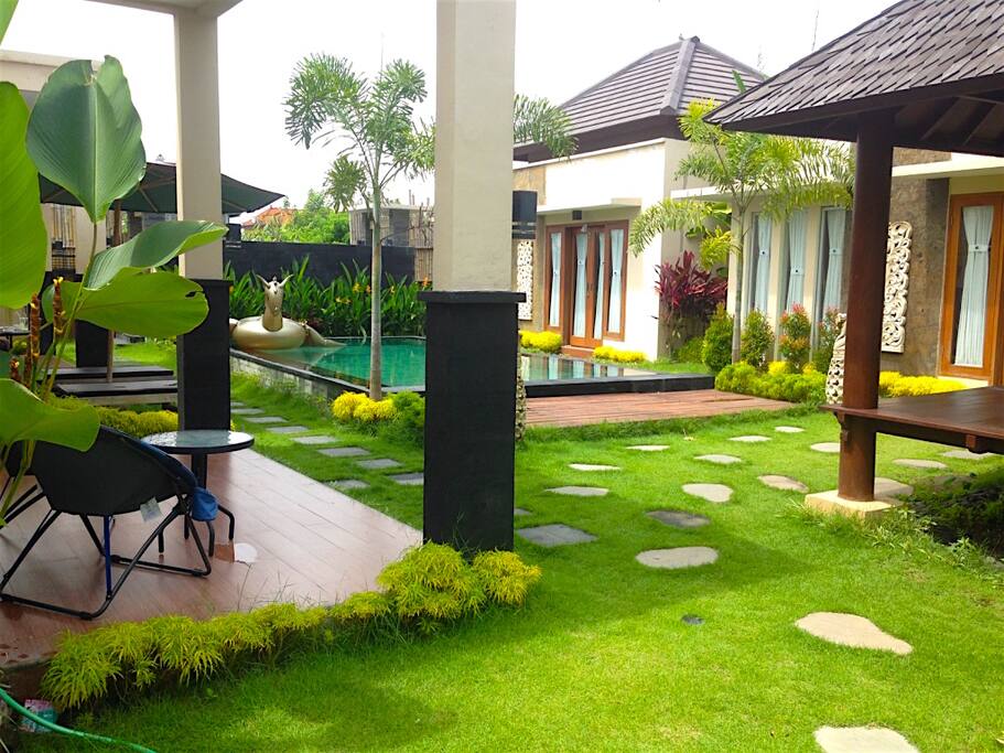 back area of the villa
