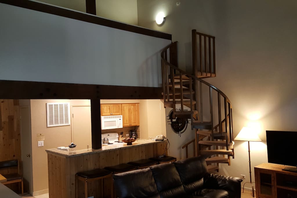Kitchen and bar
