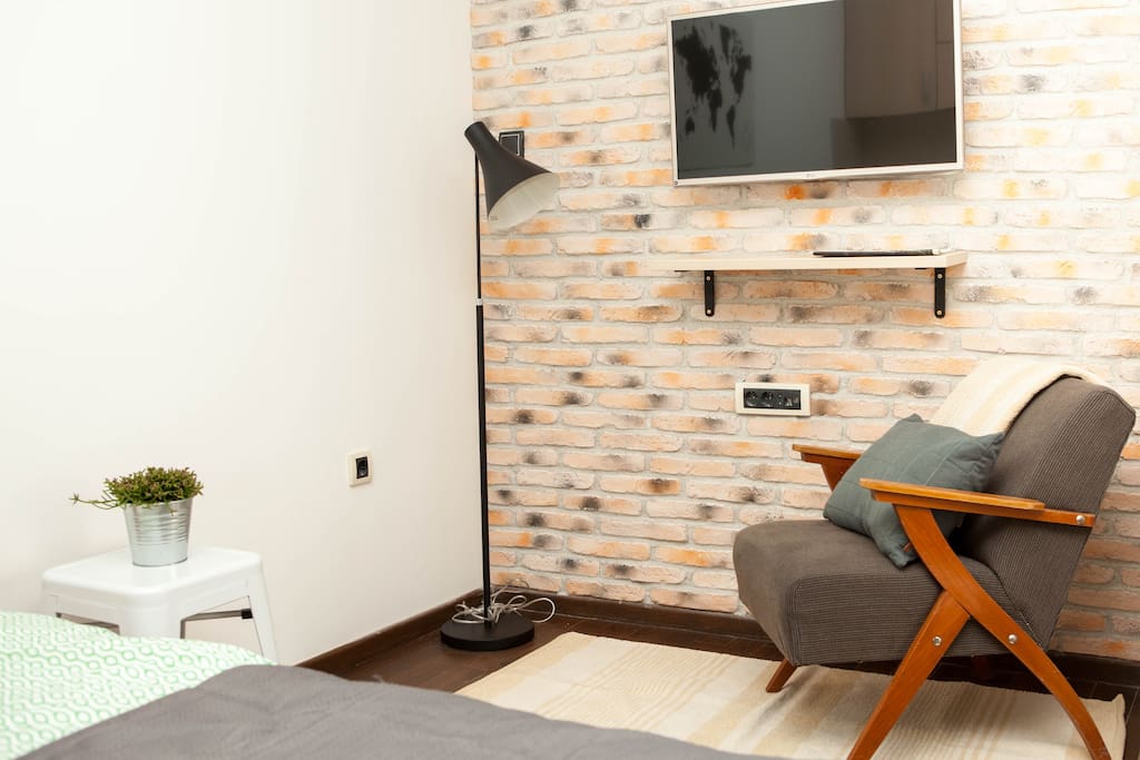 Industrial corner for relaxing.