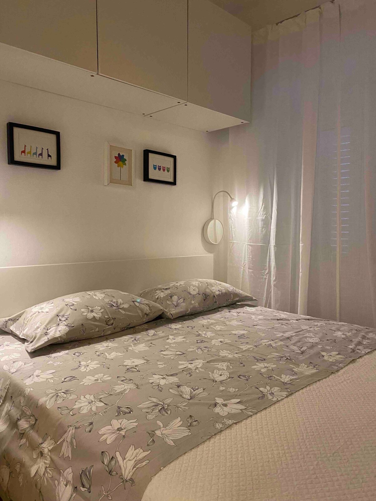 Habitación principal con cama cómoda para 2 