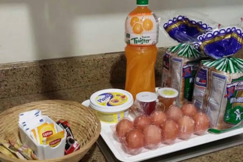 Our FREE breakfast pack for our guests for each night of stay. Our FREE breakfast pack for our guests for each night of stay. Guests need to request for the breakfast pack during booking or NOT LESS than 48 hours before it is needed.
