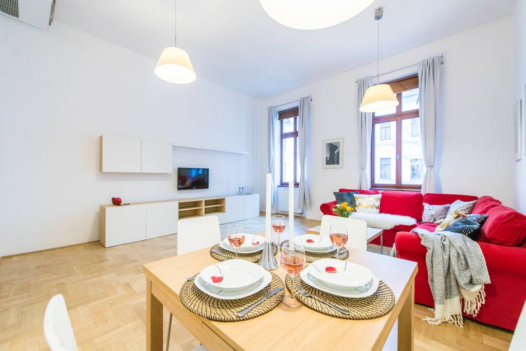 Spacious Living & Dining Area