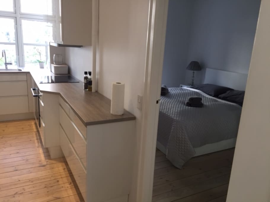 The kitchen is perfect if you need a snack