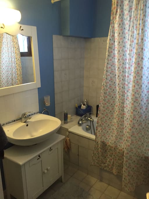 La première salle de bain Avec baignoire