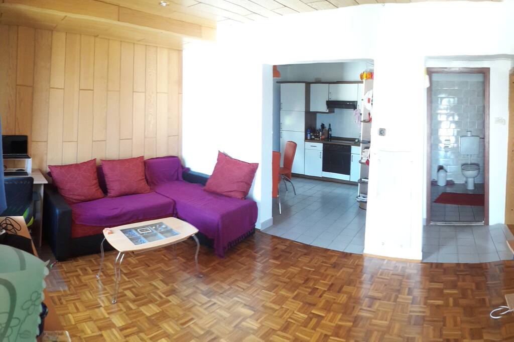 Open living room