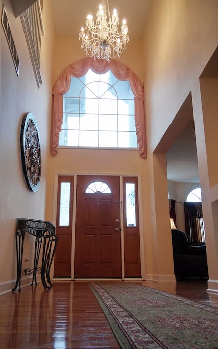 Majestic entranceway: You will feel like a king/queen