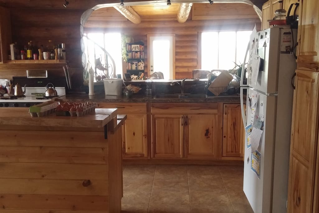 The kitchen.