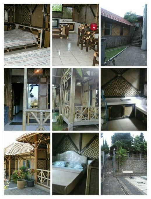 Bungalow Minimalis Kapasitas 4 orang + 2 Extra Bed = 6 Orang