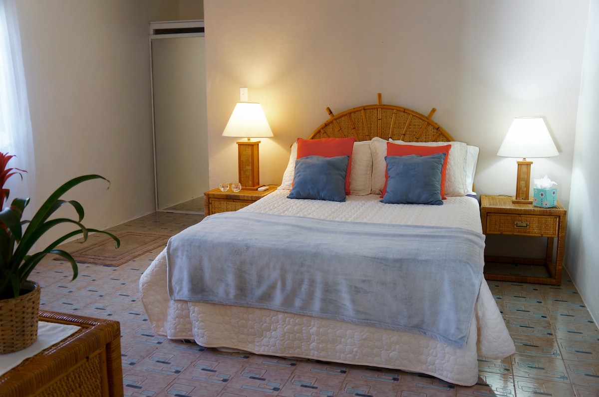 Bedroom with queen size bed