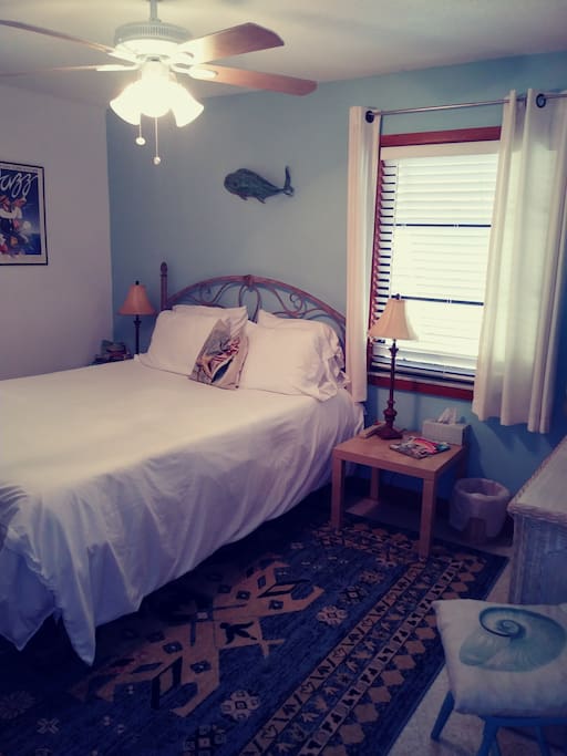 Beachy Contemporary Guest Room. Welcome and Enjoy Your Stay!