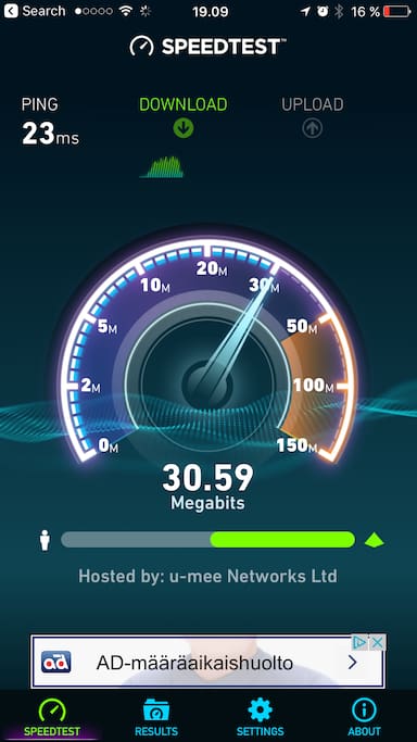 Internet speed