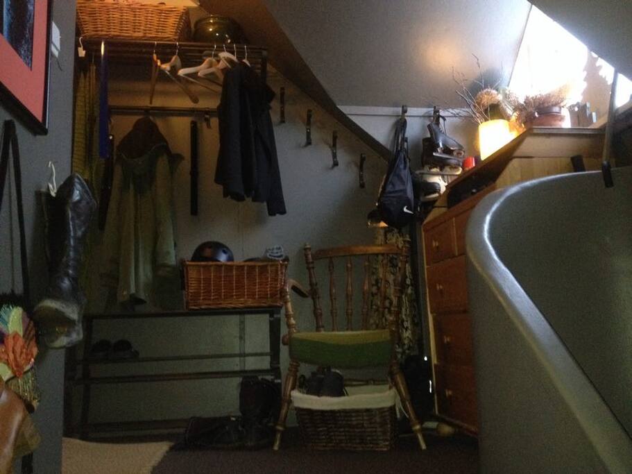 entrance to the flat
