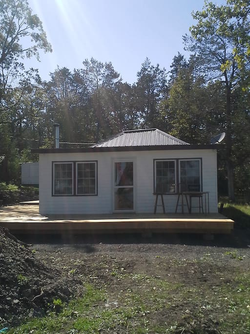 Front of the cottage