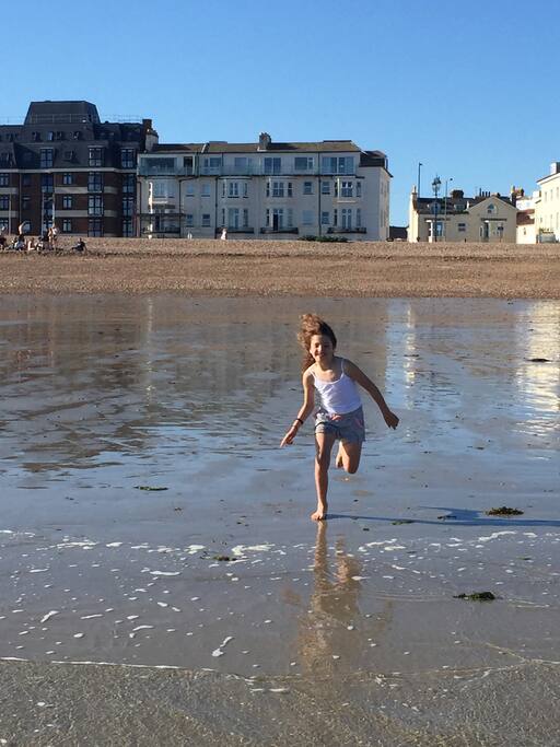As close as you can be by the beach