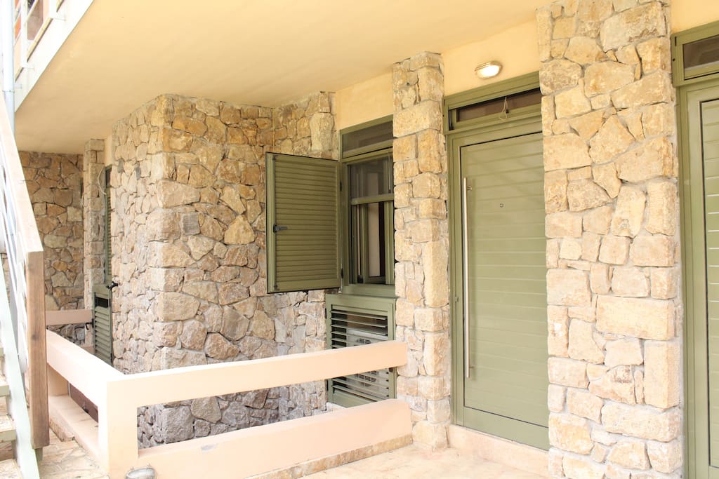 The entrance of the flat