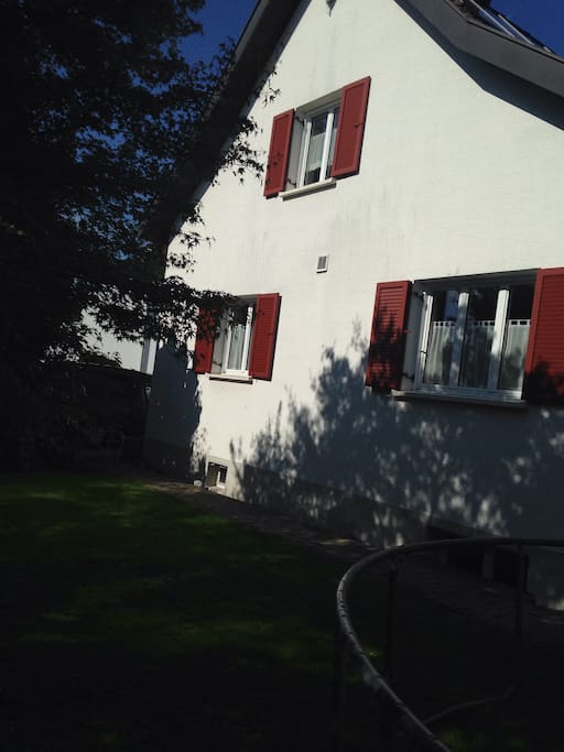 in unserem Einfamilienhaus