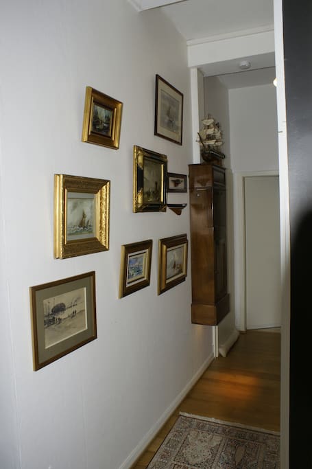 couloir d'accès au salon