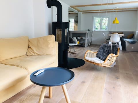 Successful Airbnb property: Old monastery - first row by the sea - fireplace and sauna in Sankt Peter Ording