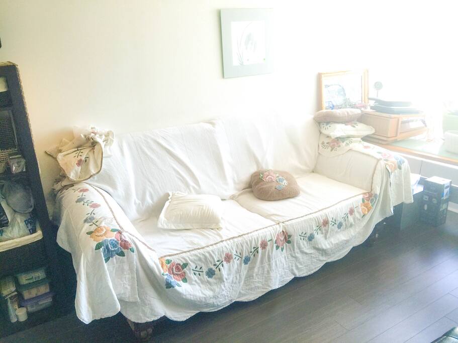 Living room inside suite