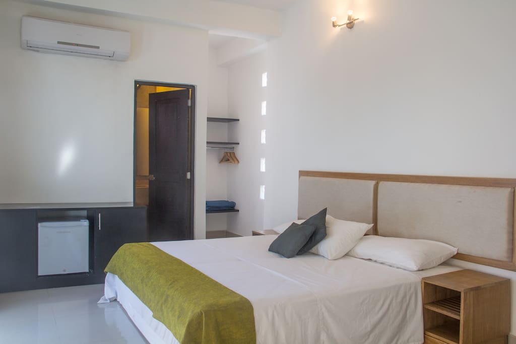 Private Master Bedroom with Mini-Fridge