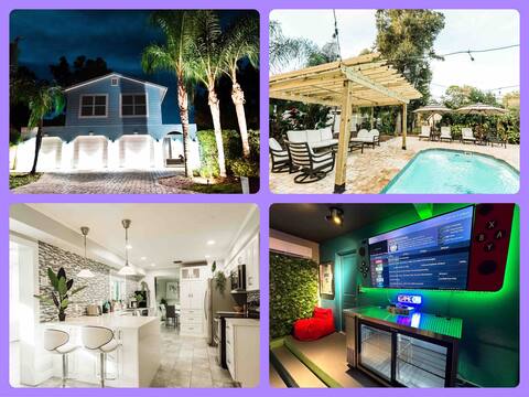 Tropical Oasis - Heated Luxury Pool - Game Room