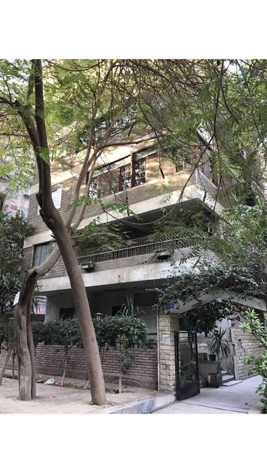 Located in a family building in "Mohandessin" a good neighborhood near the center