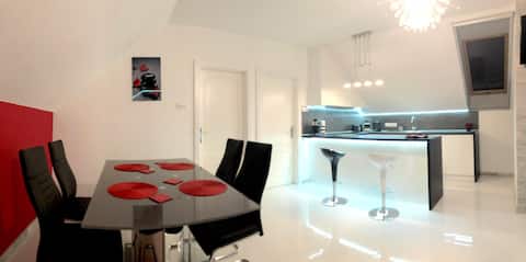 Family-friendly apartment in the heart of Gyula!