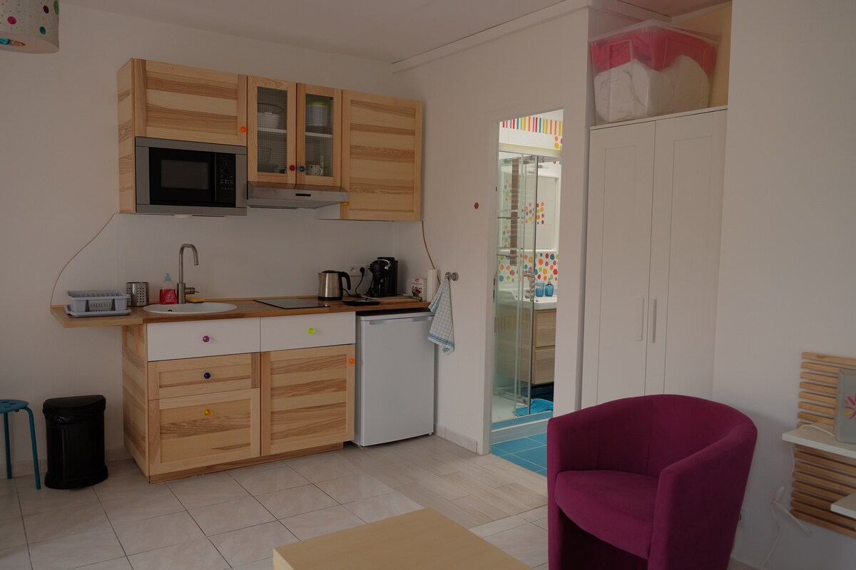 Airbnb performant: STUDIO NEAR CORUM, quiet, greenery, parking à Centre