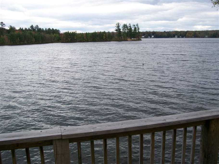 The view from the deck