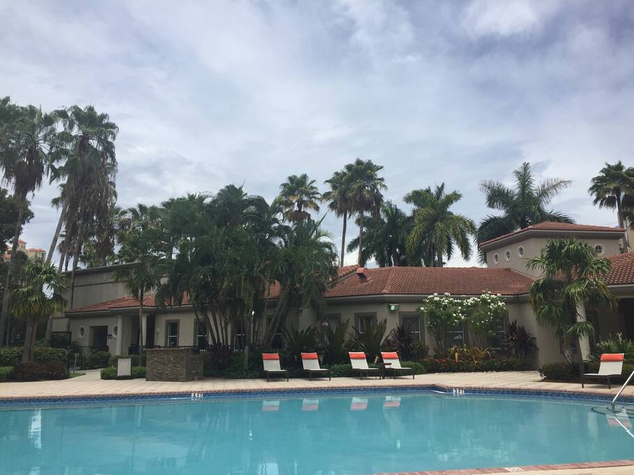Full pool & gym access for residents