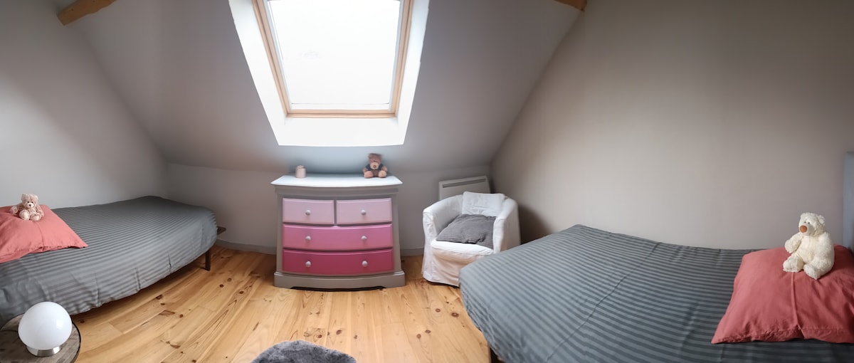 Izba s 2 lôžkami, možnosť pridať detskú postieľku 