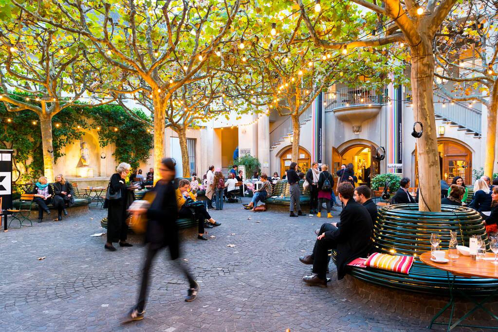 Biergarten No3 of Volkshaus Basel