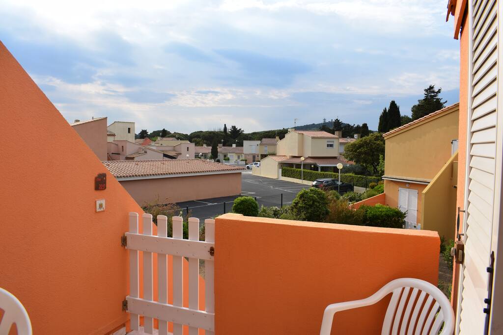 Vue de la terrasse.